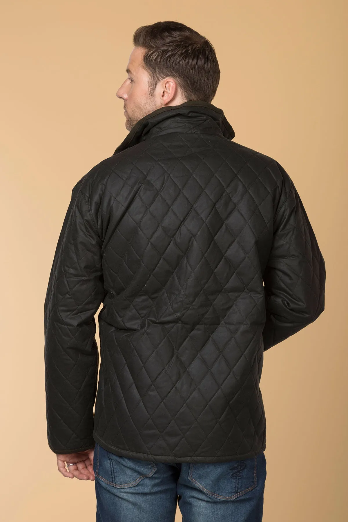 Men's Diamond Quilted Wax Jacket