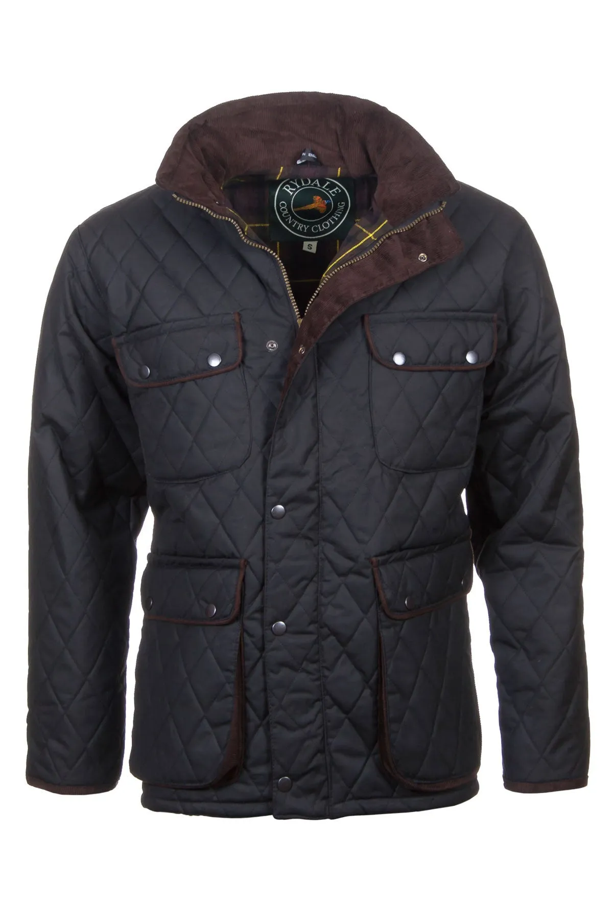 Men's Diamond Quilted Wax Jacket