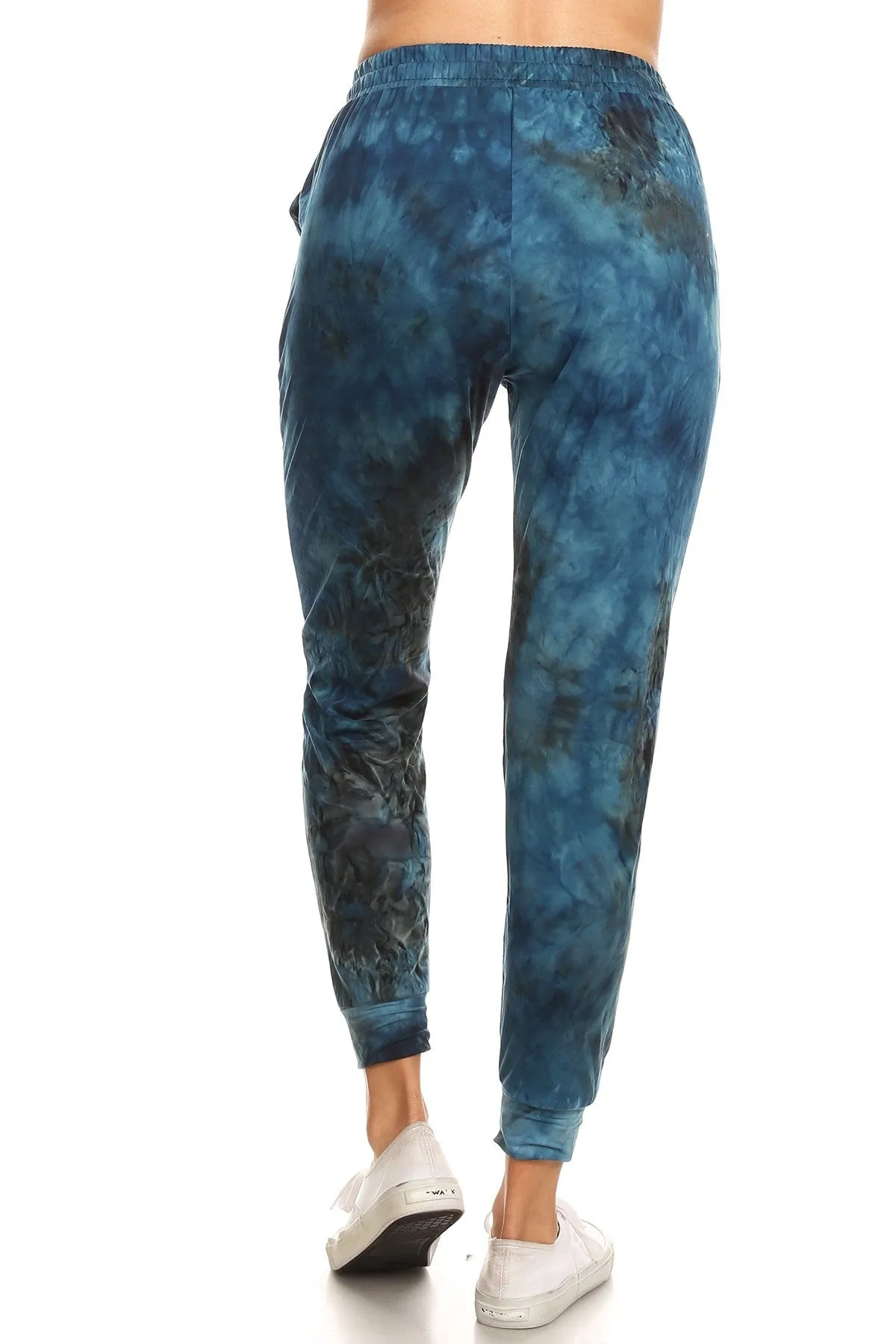 Midnight Passion Tie dye printed joggers