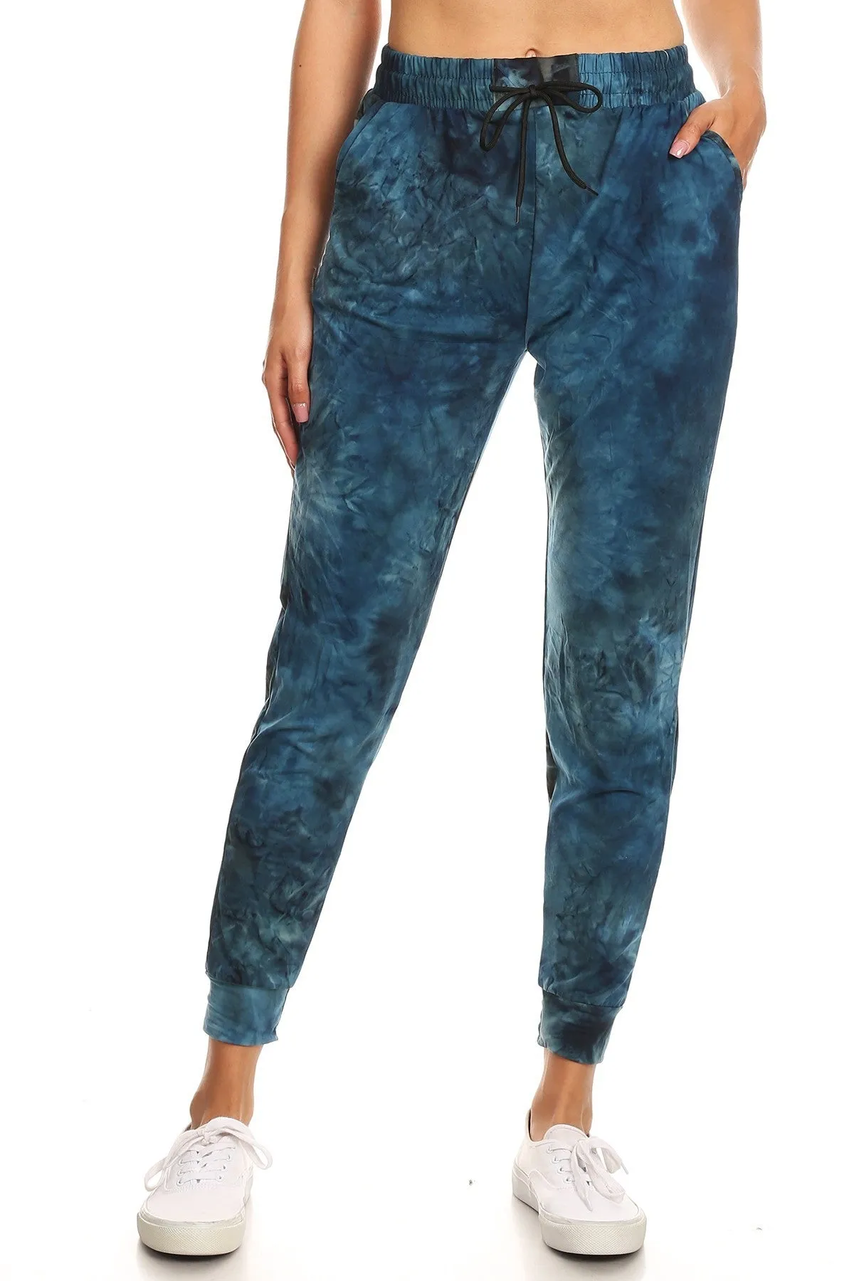 Midnight Passion Tie dye printed joggers