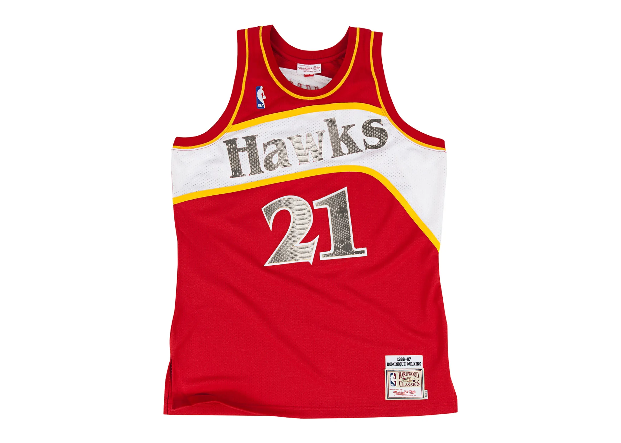 Mitchell & Ness Dominique Wilkins 1986-1987 Atlanta Hawks Python Jersey