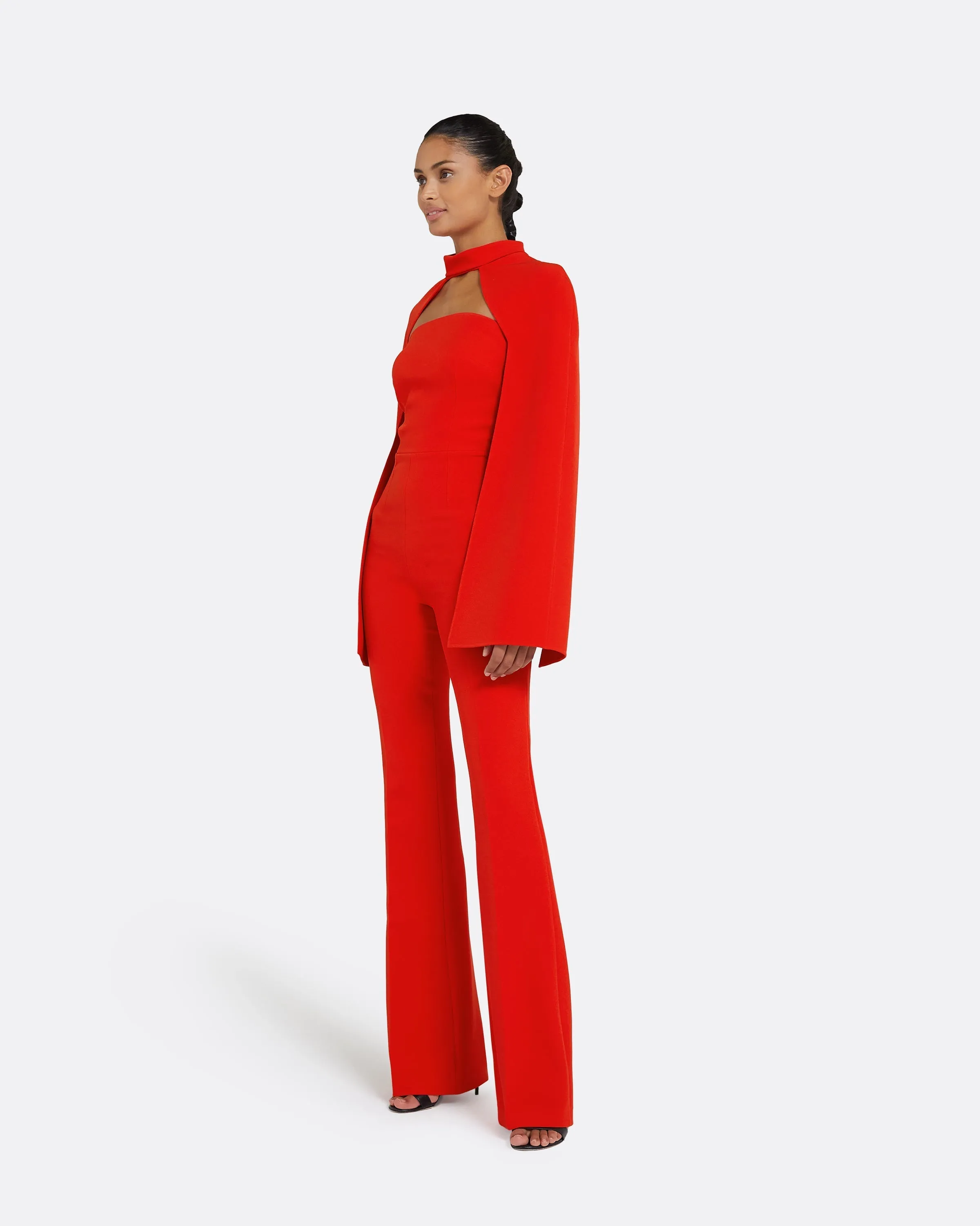 Myrine Cherry Red Jumpsuit