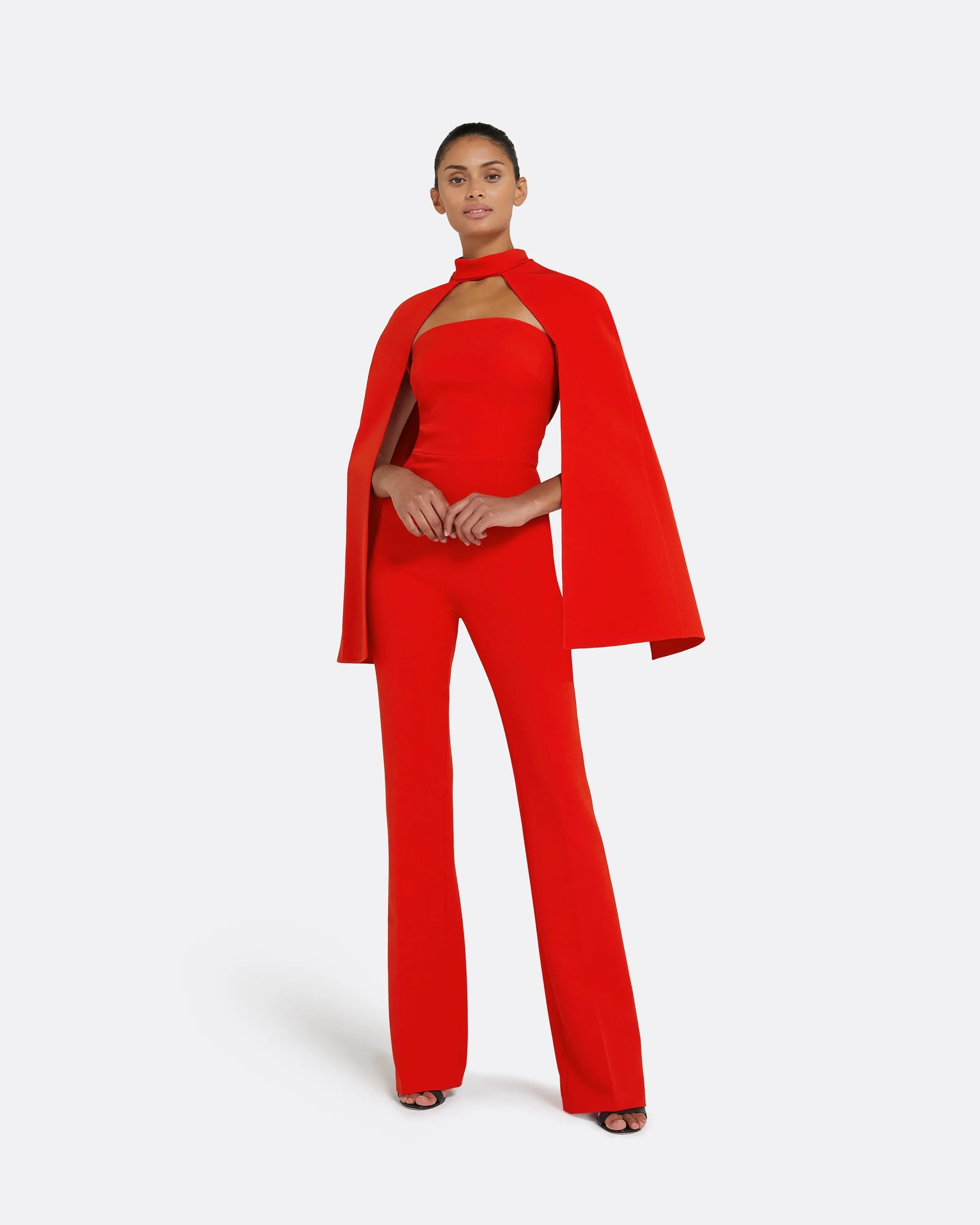 Myrine Cherry Red Jumpsuit