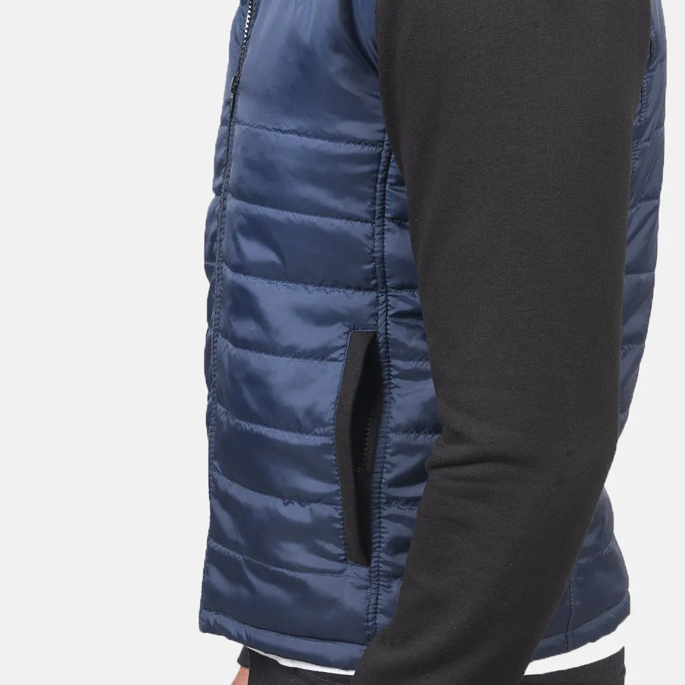 Nashville Quilted Blue Windbreaker Jacket