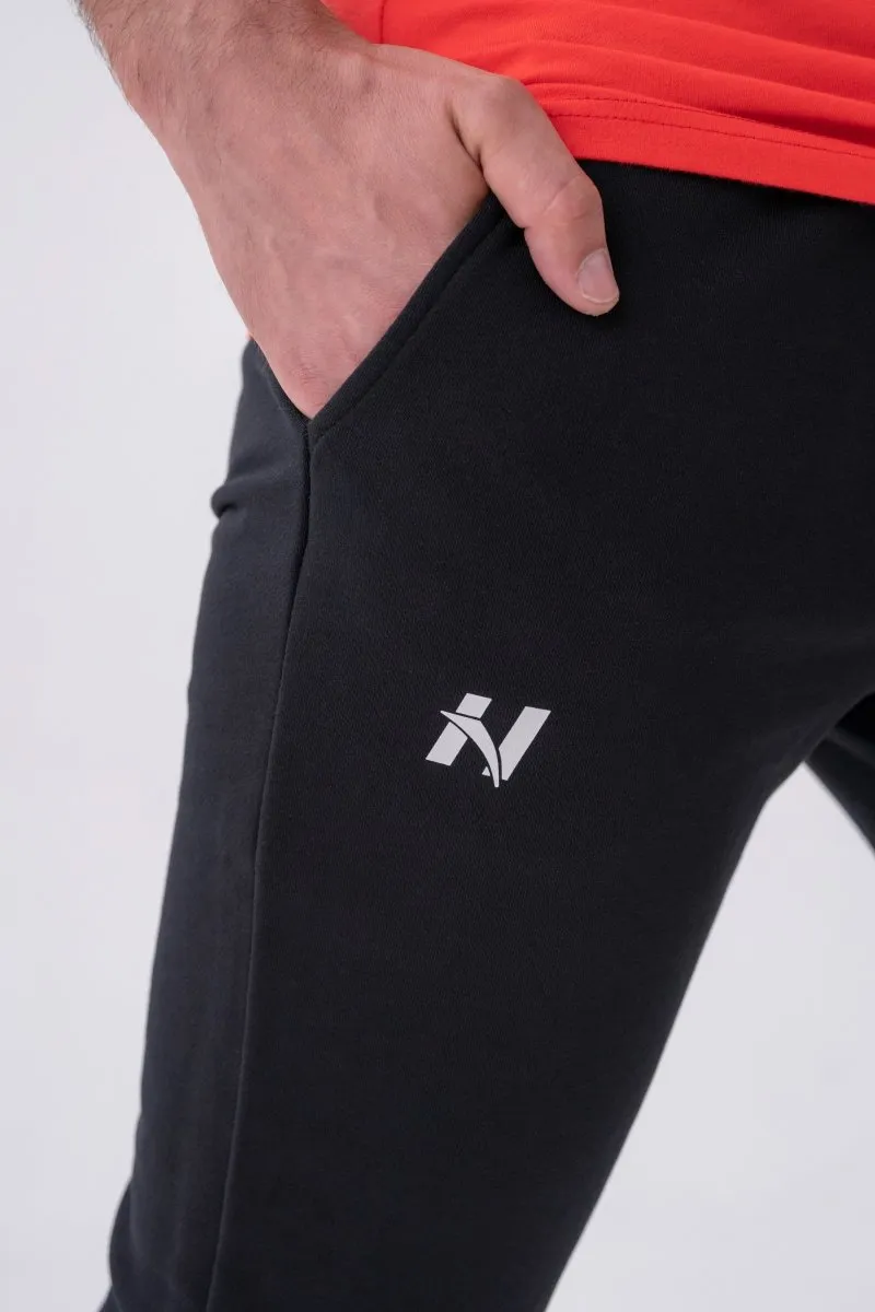 Nebbia Reset Slim Sweatpants with Side Pockets 321 - Black