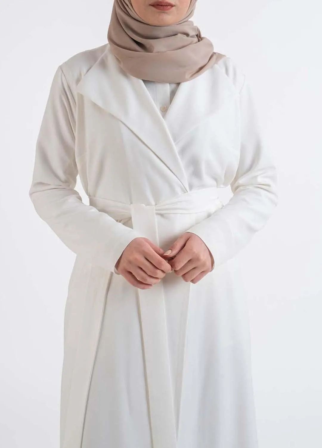 Nova white suit-Modest Fashion Hijab