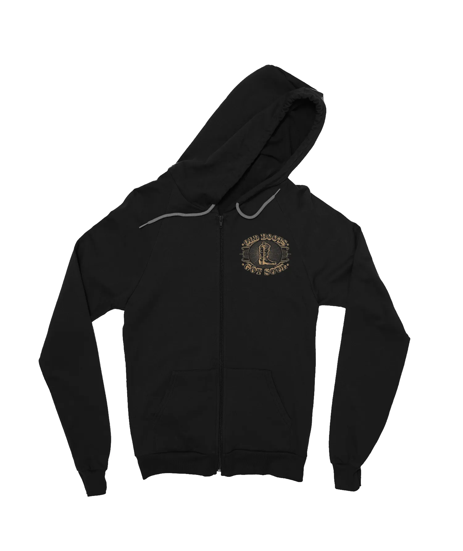 Old Boots Got Soul Men's Zip Hoodie