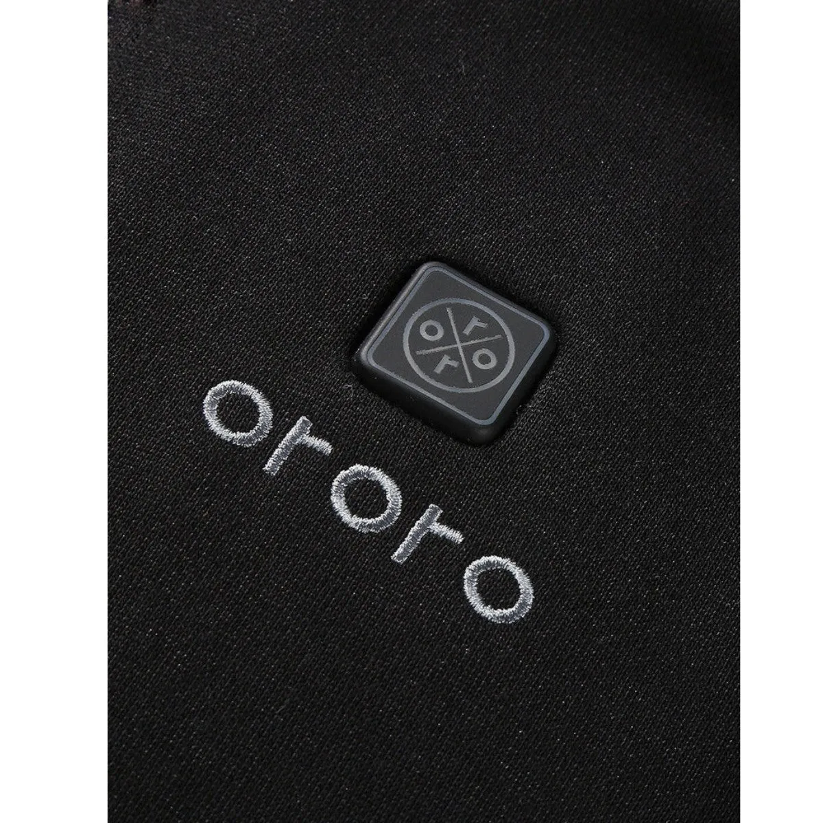 Ororo Women's Heated Full Zip Fleece Jacket - Black