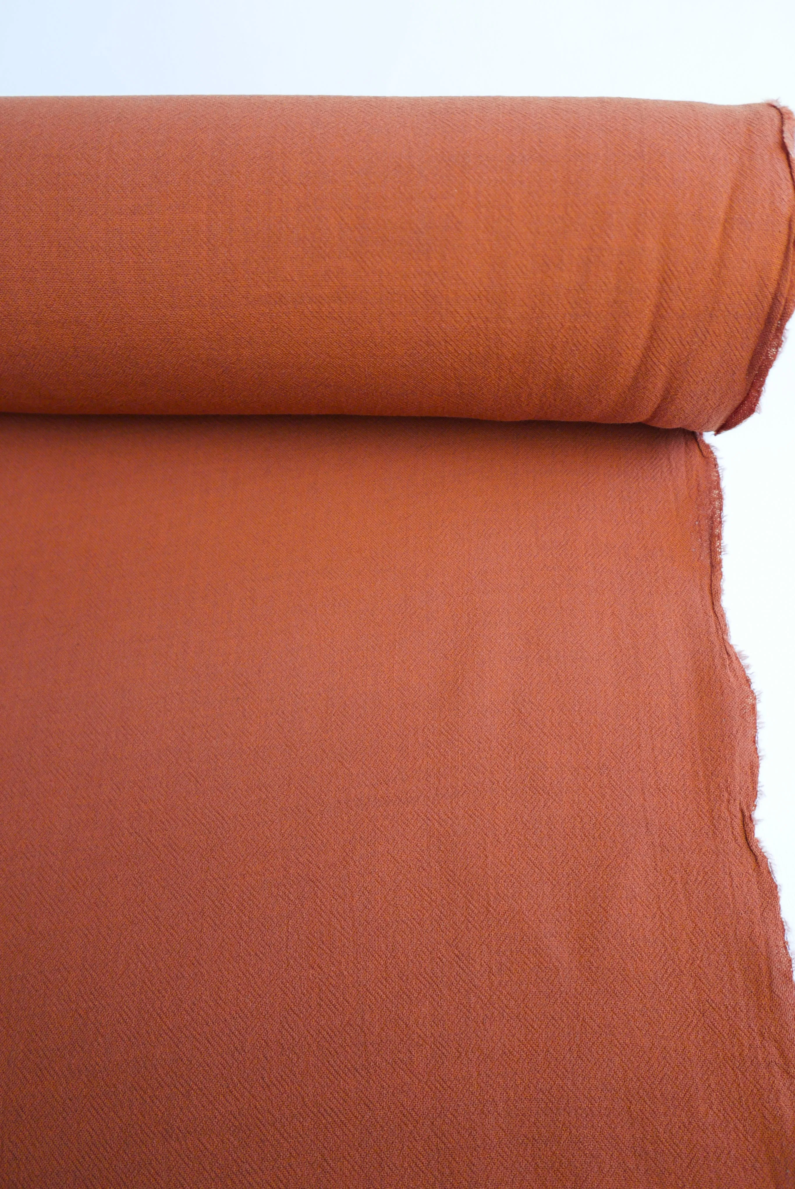 Ottorino - European Wool Crepe | Terracotta