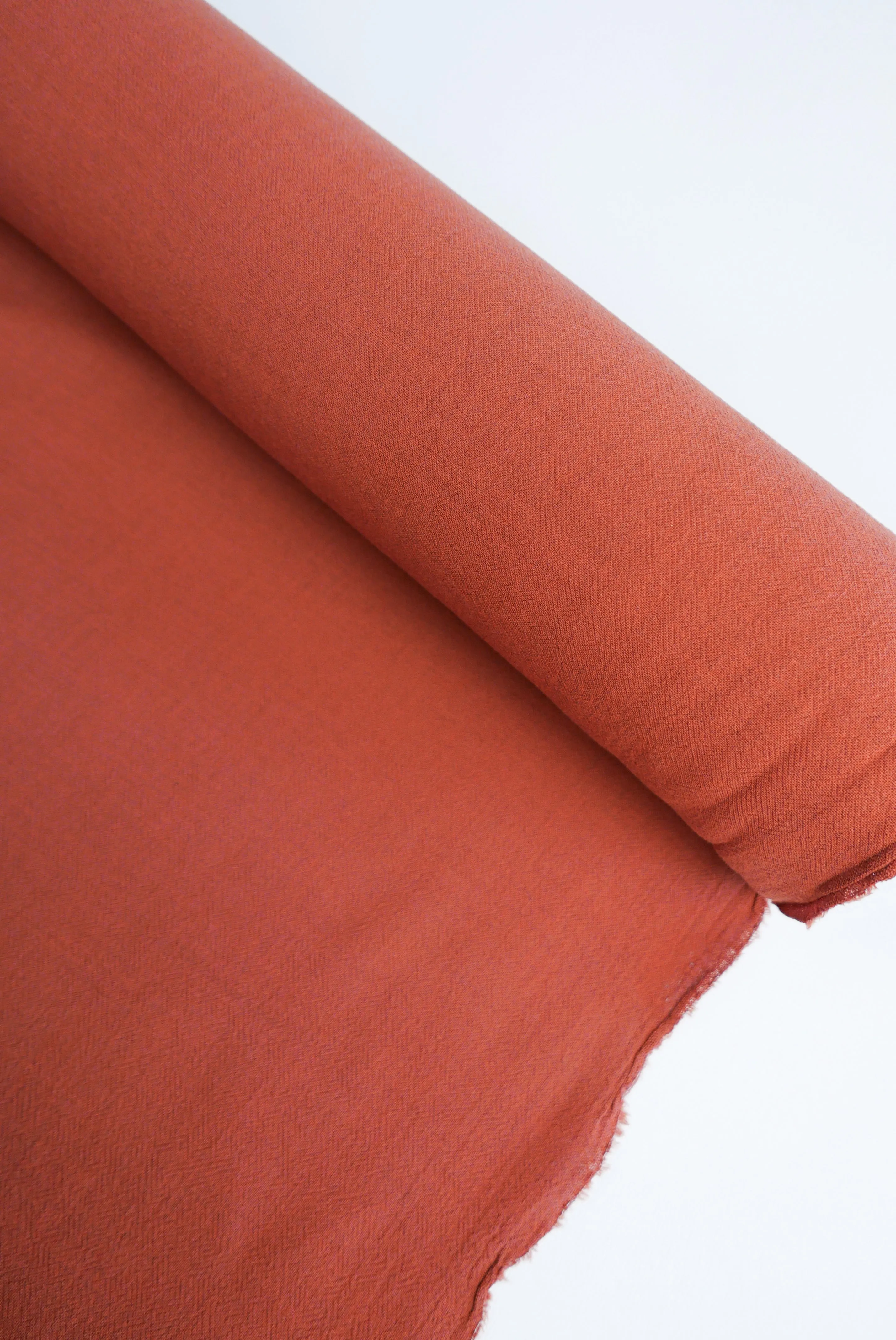 Ottorino - European Wool Crepe | Terracotta