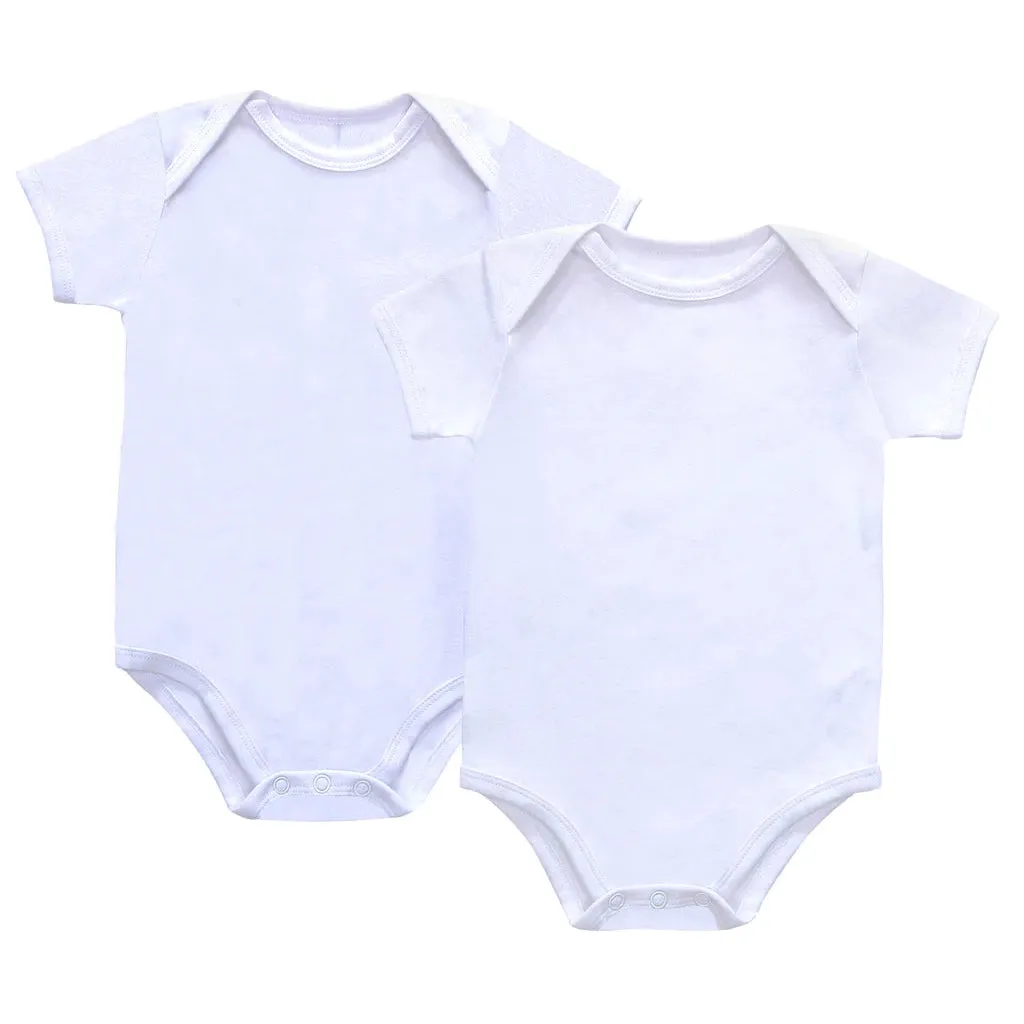 Petit Clair PC Baby Basic White Bodysuit