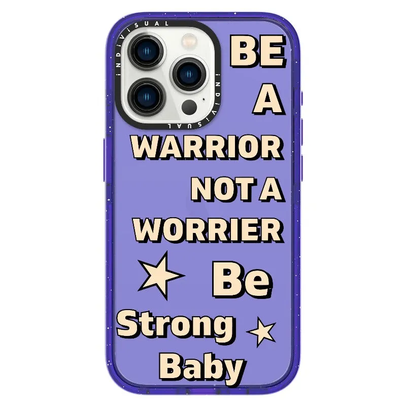 "Be a Warrior Not a Worrier"_iPhone Ultra-Impact Case [1503009]