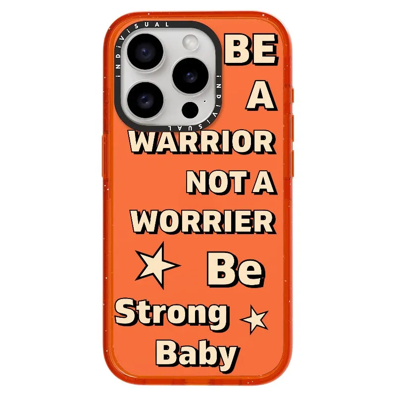 "Be a Warrior Not a Worrier"_iPhone Ultra-Impact Case [1503009]