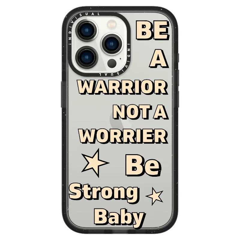 "Be a Warrior Not a Worrier"_iPhone Ultra-Impact Case [1503009]