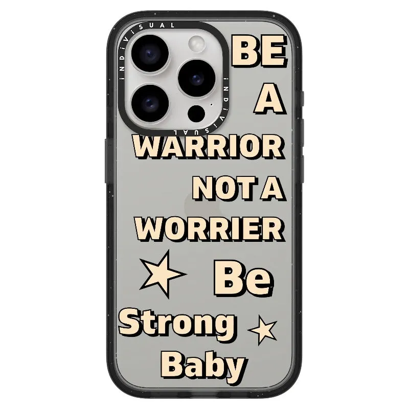 "Be a Warrior Not a Worrier"_iPhone Ultra-Impact Case [1503009]