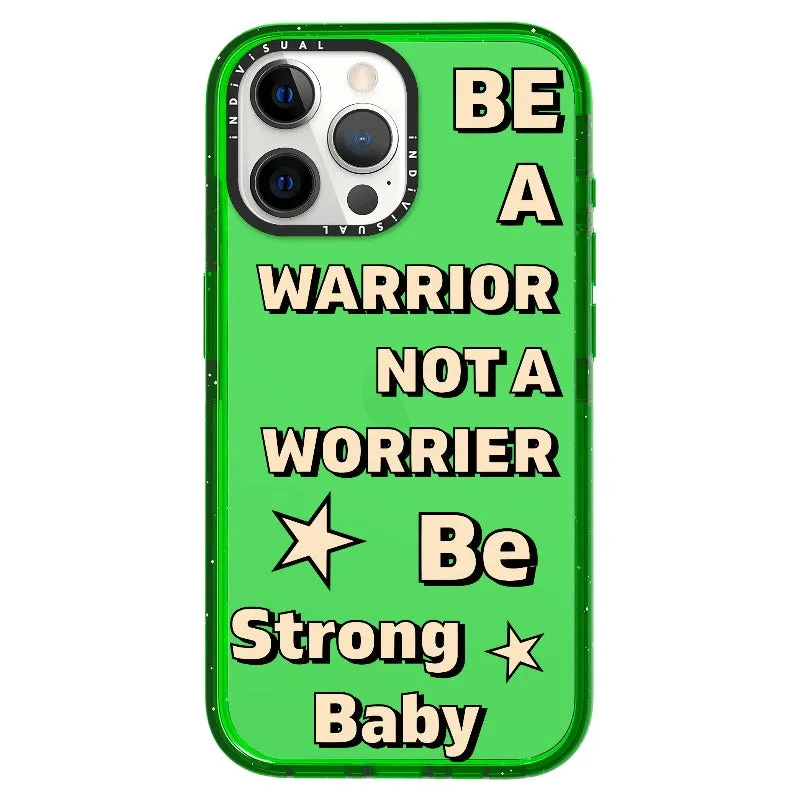 "Be a Warrior Not a Worrier"_iPhone Ultra-Impact Case [1503009]