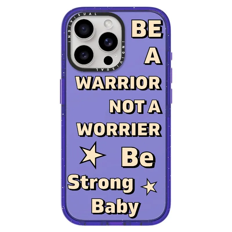 "Be a Warrior Not a Worrier"_iPhone Ultra-Impact Case [1503009]