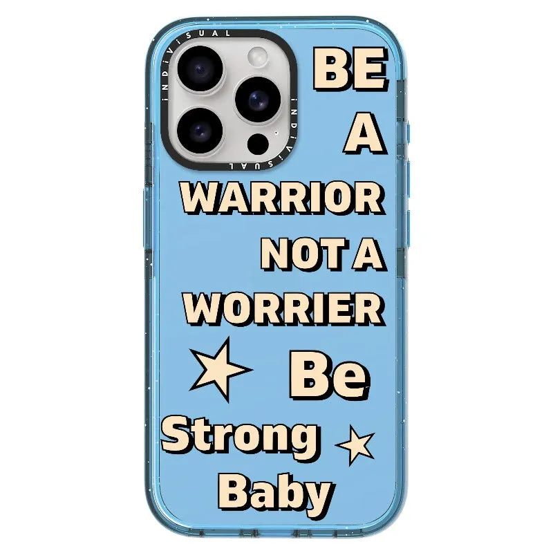 "Be a Warrior Not a Worrier"_iPhone Ultra-Impact Case [1503009]