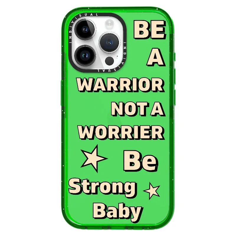 "Be a Warrior Not a Worrier"_iPhone Ultra-Impact Case [1503009]