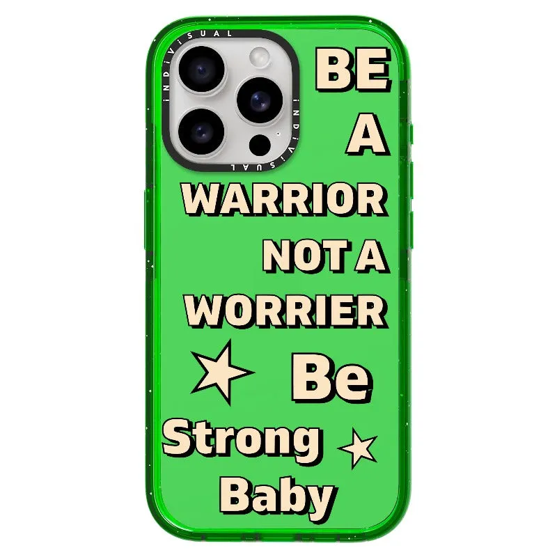 "Be a Warrior Not a Worrier"_iPhone Ultra-Impact Case [1503009]