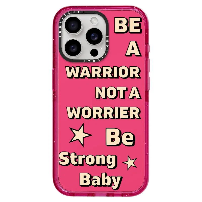 "Be a Warrior Not a Worrier"_iPhone Ultra-Impact Case [1503009]