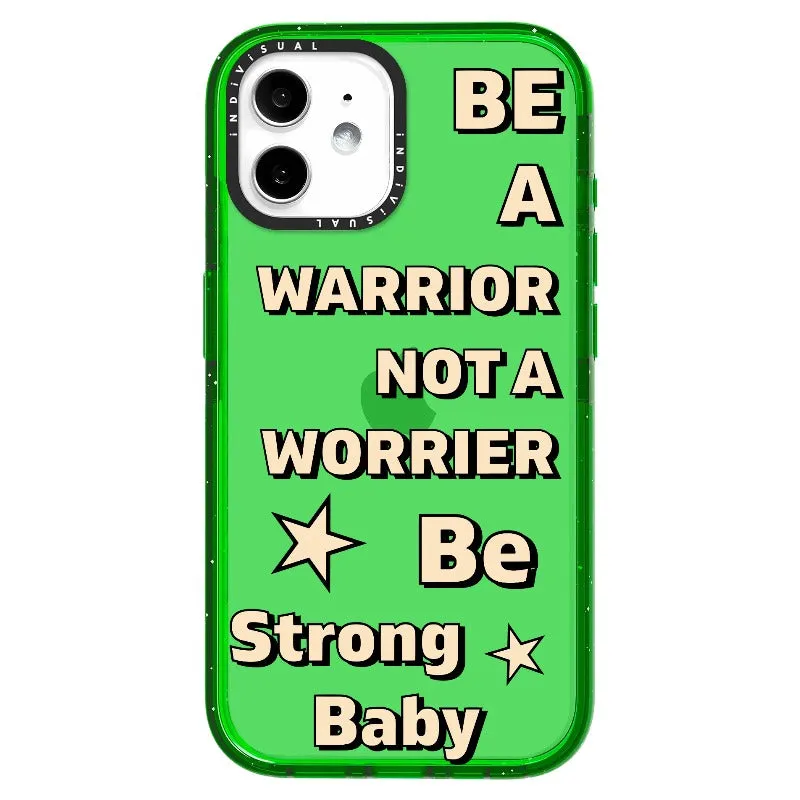 "Be a Warrior Not a Worrier"_iPhone Ultra-Impact Case [1503009]