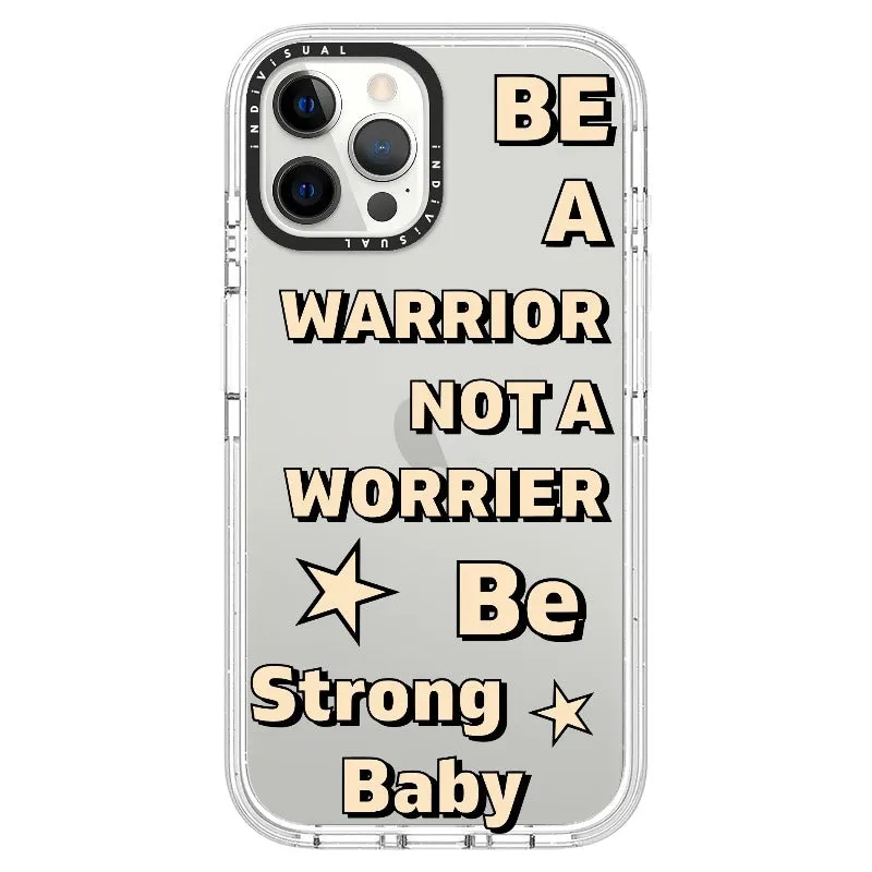 "Be a Warrior Not a Worrier"_iPhone Ultra-Impact Case [1503009]