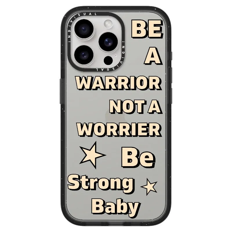 "Be a Warrior Not a Worrier"_iPhone Ultra-Impact Case [1503009]