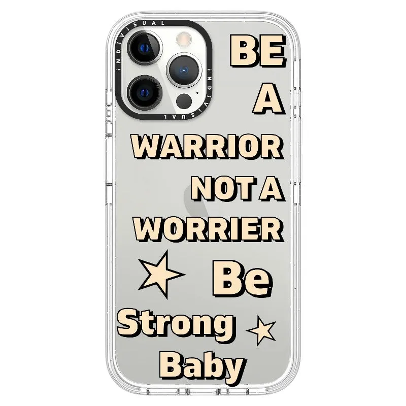 "Be a Warrior Not a Worrier"_iPhone Ultra-Impact Case [1503009]