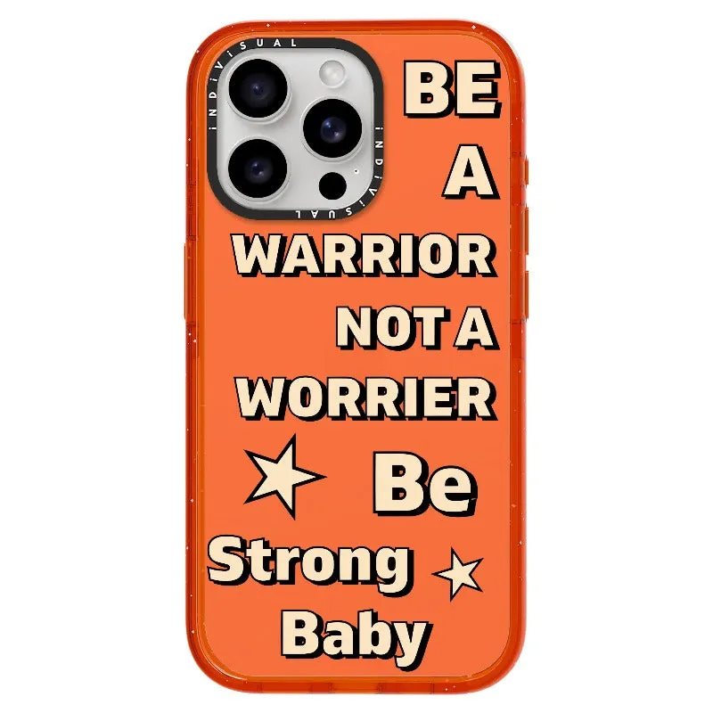 "Be a Warrior Not a Worrier"_iPhone Ultra-Impact Case [1503009]