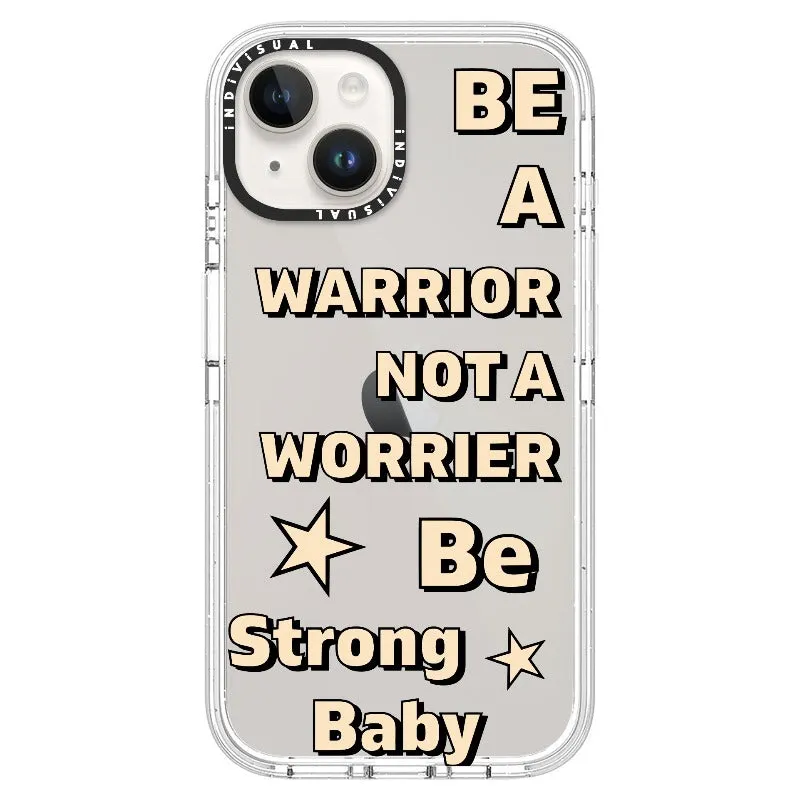 "Be a Warrior Not a Worrier"_iPhone Ultra-Impact Case [1503009]