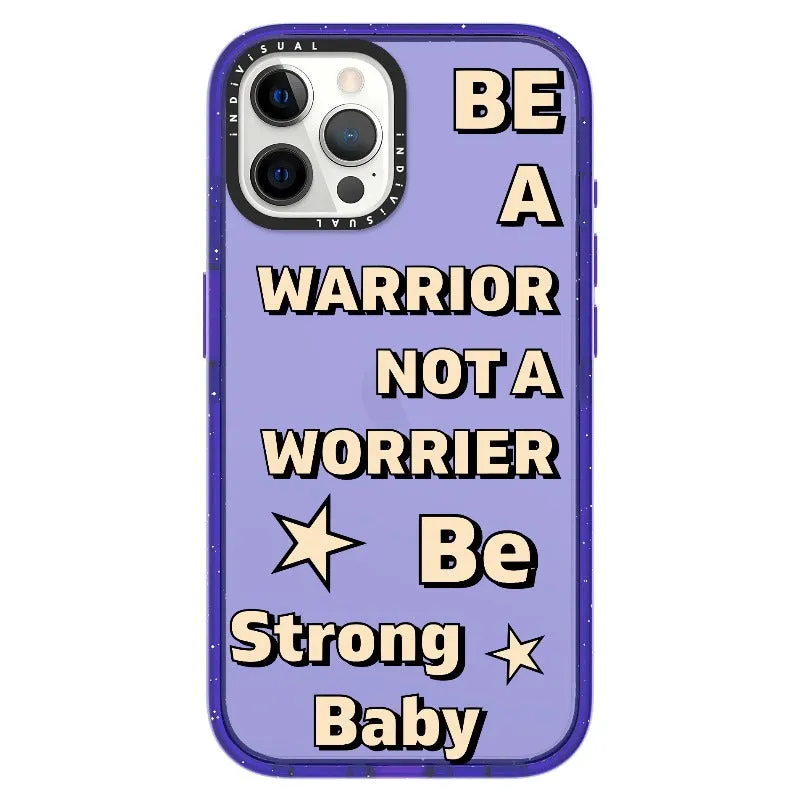 "Be a Warrior Not a Worrier"_iPhone Ultra-Impact Case [1503009]