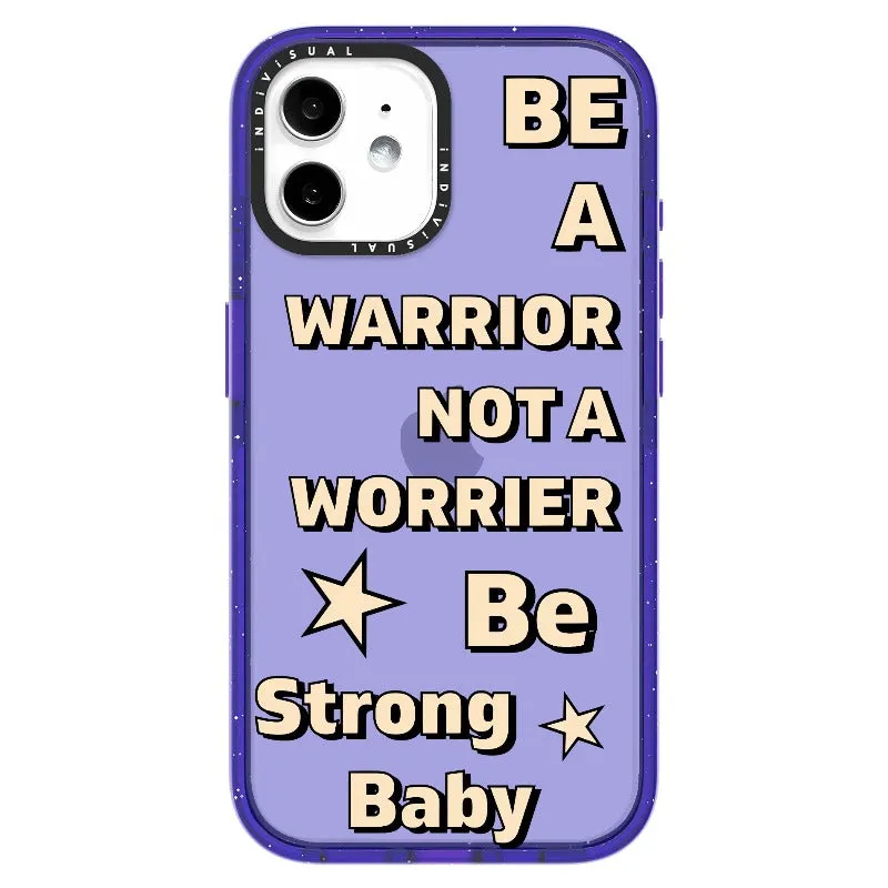 "Be a Warrior Not a Worrier"_iPhone Ultra-Impact Case [1503009]