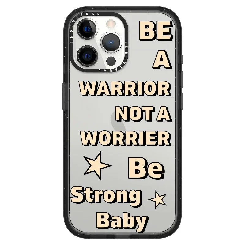 "Be a Warrior Not a Worrier"_iPhone Ultra-Impact Case [1503009]