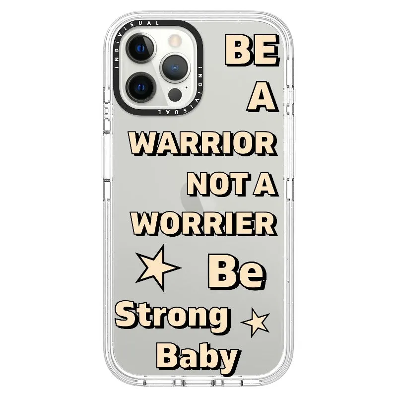 "Be a Warrior Not a Worrier"_iPhone Ultra-Impact Case [1503009]