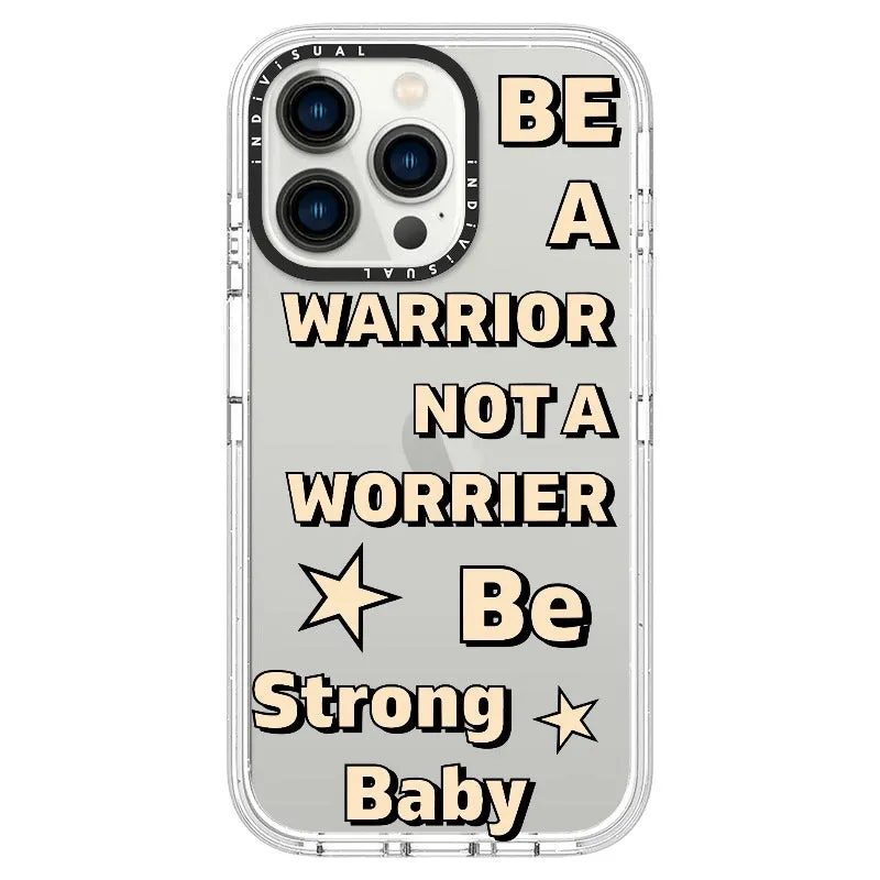 "Be a Warrior Not a Worrier"_iPhone Ultra-Impact Case [1503009]