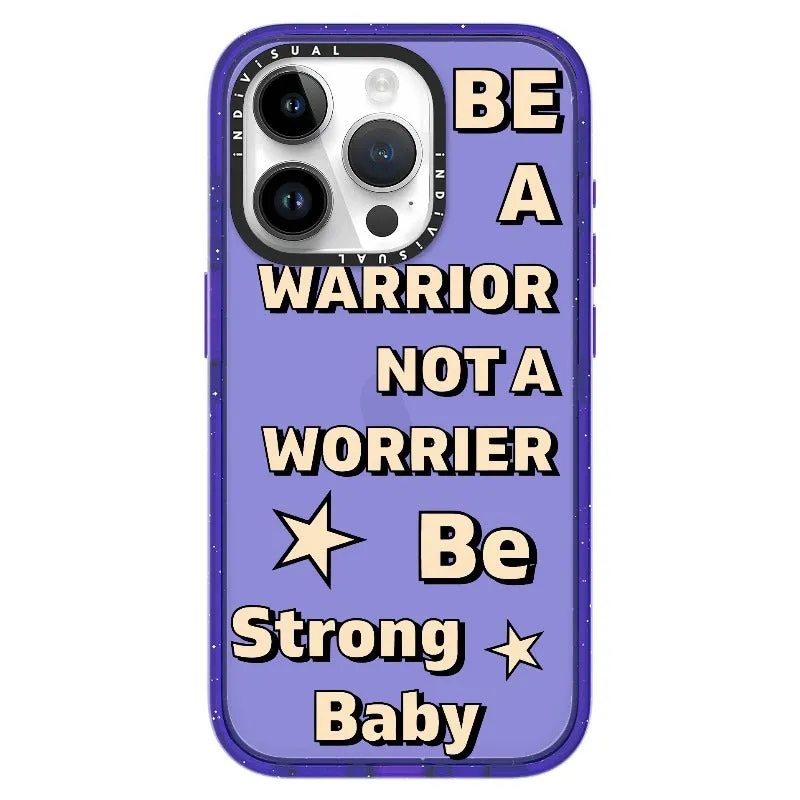 "Be a Warrior Not a Worrier"_iPhone Ultra-Impact Case [1503009]