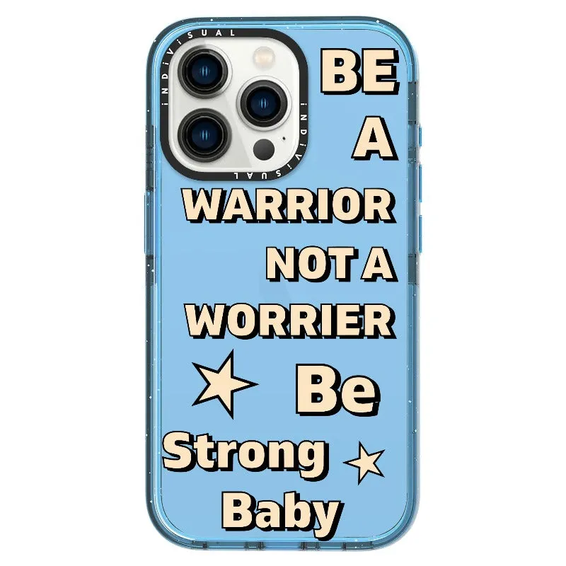 "Be a Warrior Not a Worrier"_iPhone Ultra-Impact Case [1503009]