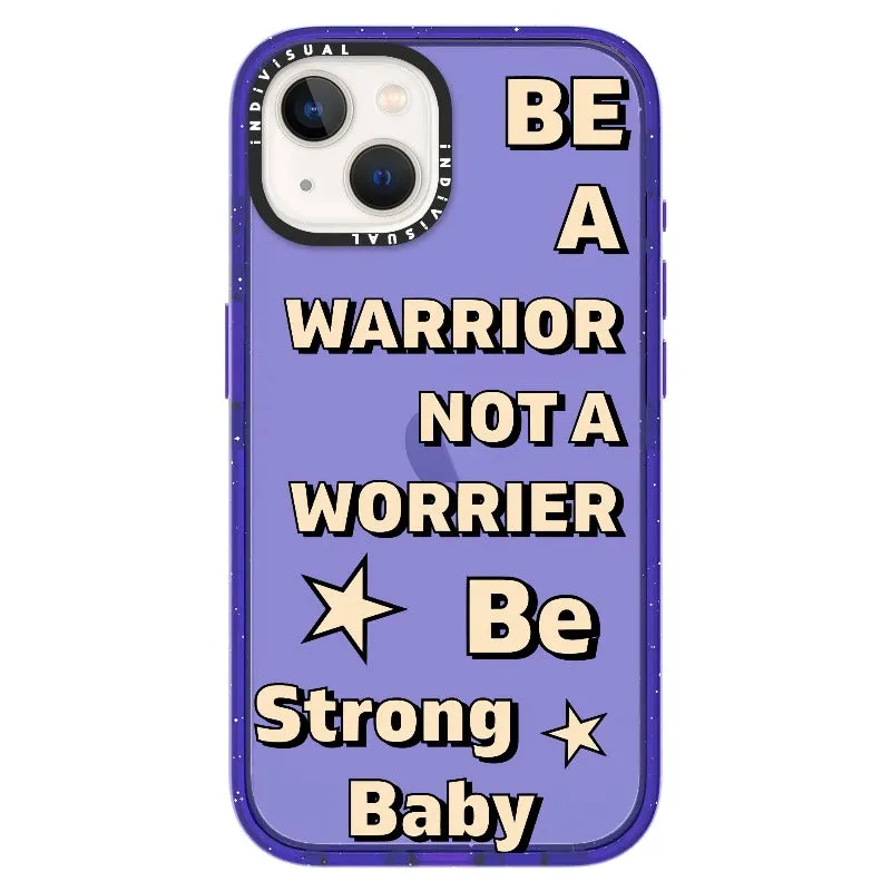 "Be a Warrior Not a Worrier"_iPhone Ultra-Impact Case [1503009]