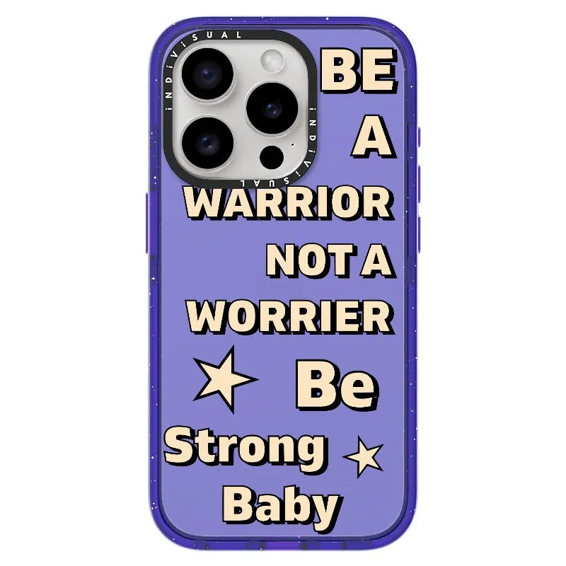 "Be a Warrior Not a Worrier"_iPhone Ultra-Impact Case [1503009]