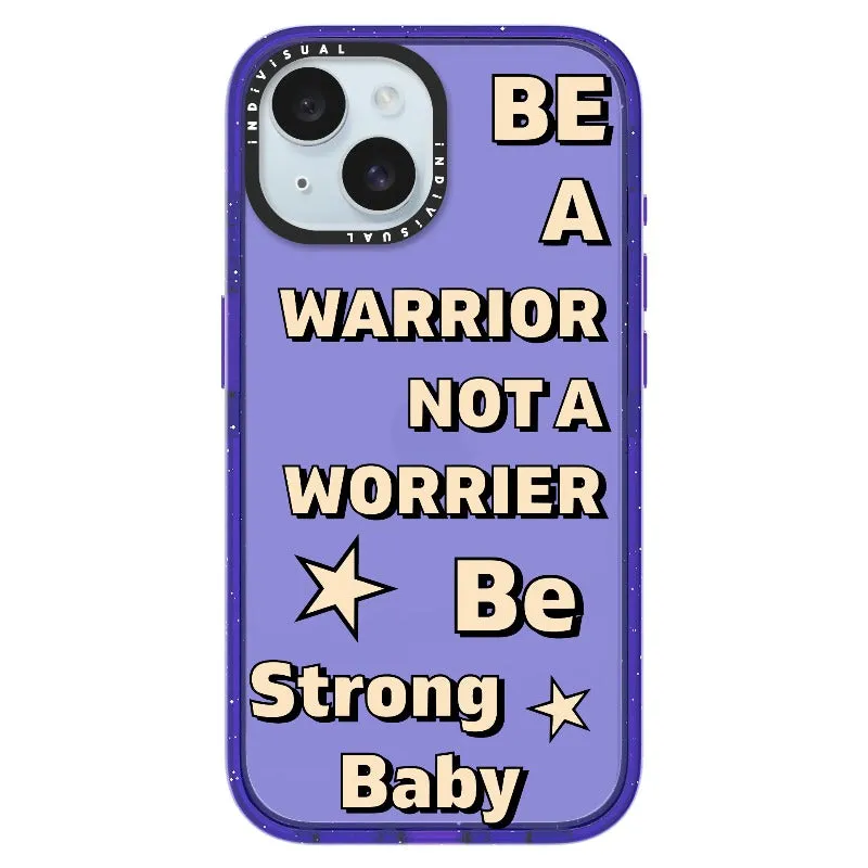 "Be a Warrior Not a Worrier"_iPhone Ultra-Impact Case [1503009]