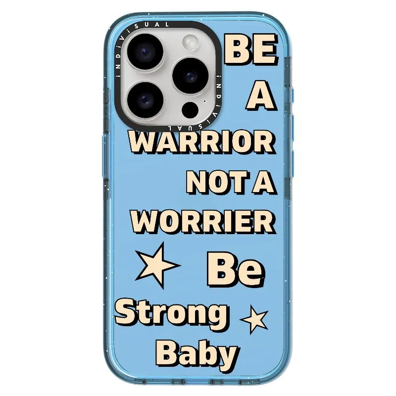 "Be a Warrior Not a Worrier"_iPhone Ultra-Impact Case [1503009]