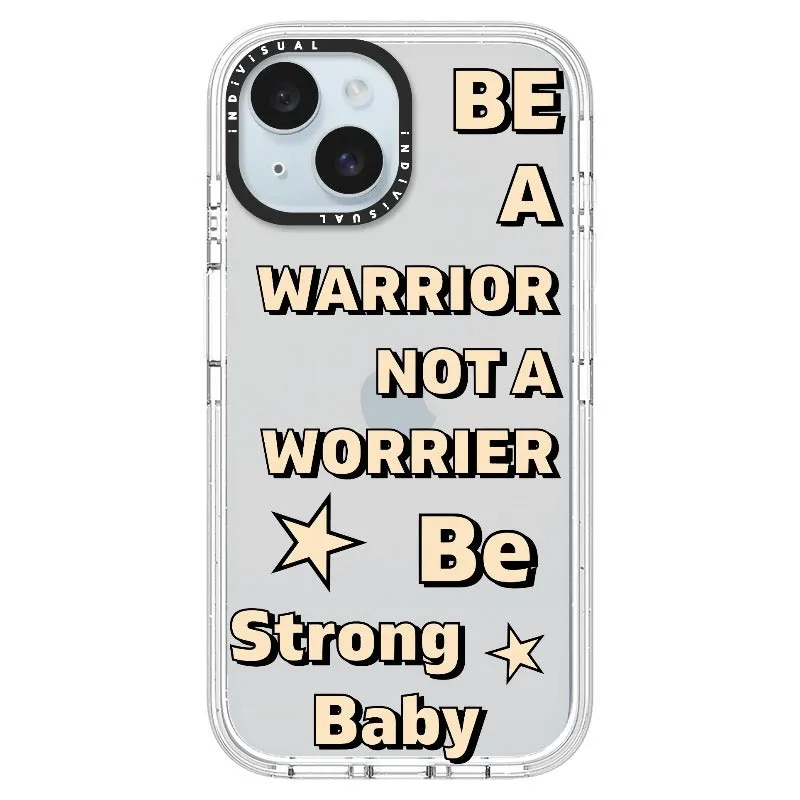 "Be a Warrior Not a Worrier"_iPhone Ultra-Impact Case [1503009]