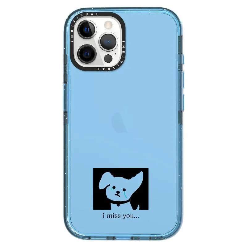 "I Miss You" Crying Puppy Minimal Phone Case_iPhone Ultra-Impact Case [1448041]