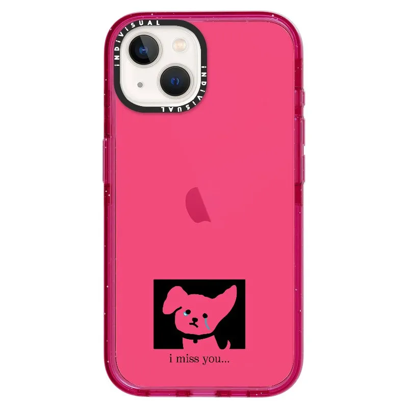 "I Miss You" Crying Puppy Minimal Phone Case_iPhone Ultra-Impact Case [1448041]