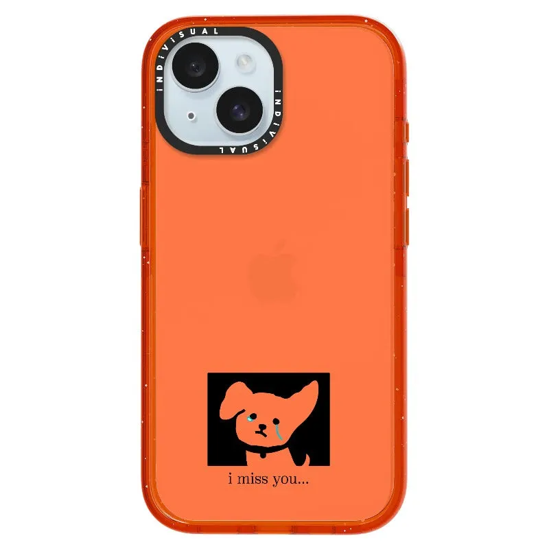 "I Miss You" Crying Puppy Minimal Phone Case_iPhone Ultra-Impact Case [1448041]