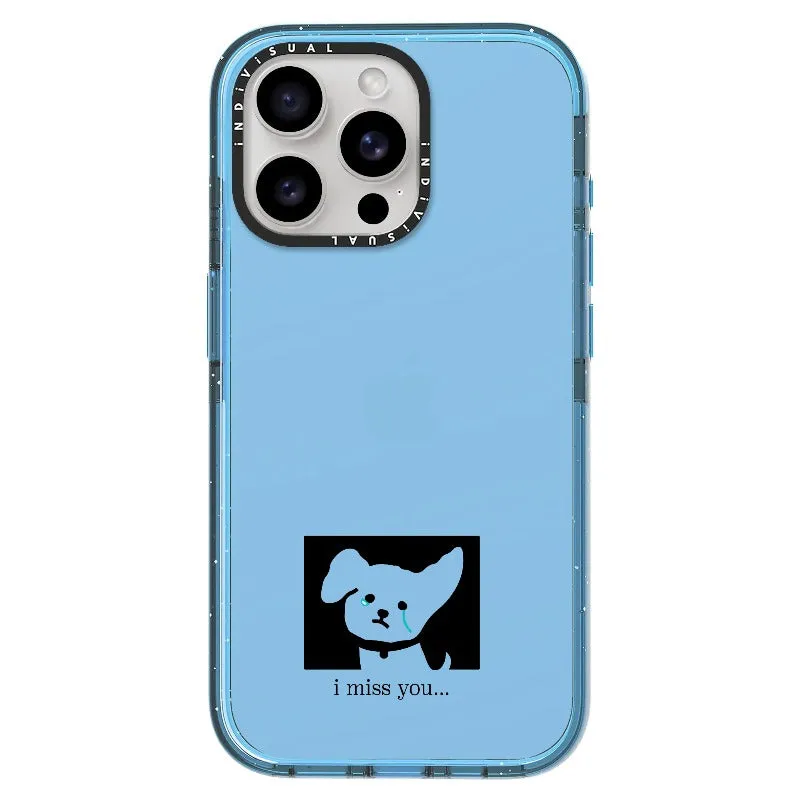 "I Miss You" Crying Puppy Minimal Phone Case_iPhone Ultra-Impact Case [1448041]