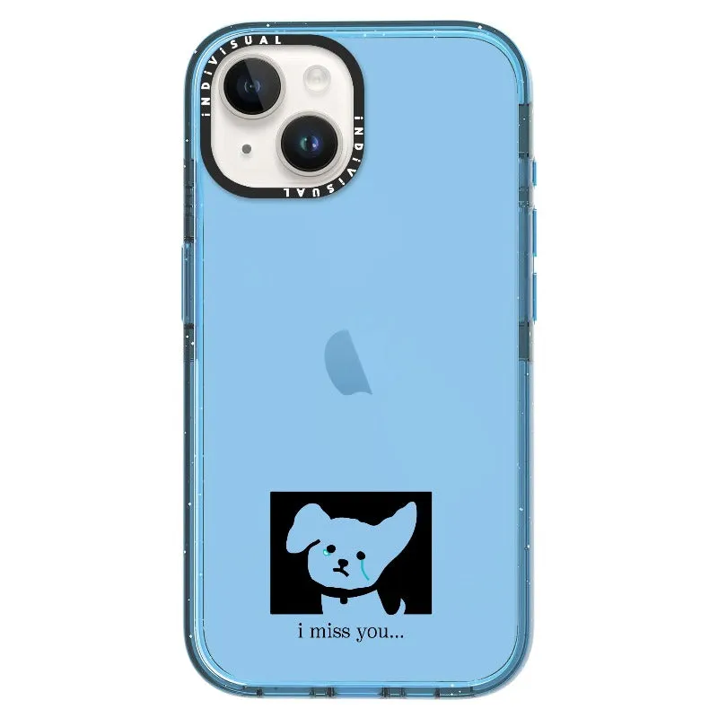 "I Miss You" Crying Puppy Minimal Phone Case_iPhone Ultra-Impact Case [1448041]