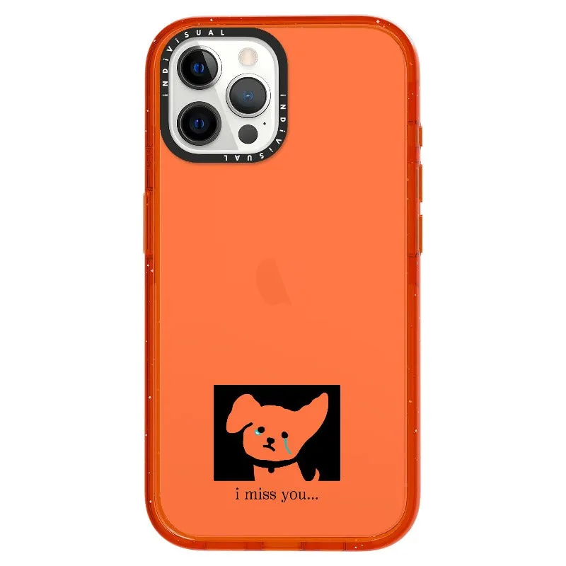 "I Miss You" Crying Puppy Minimal Phone Case_iPhone Ultra-Impact Case [1448041]