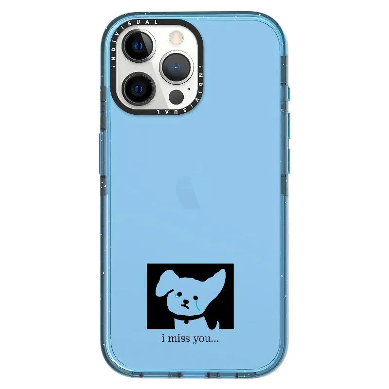 "I Miss You" Crying Puppy Minimal Phone Case_iPhone Ultra-Impact Case [1448041]